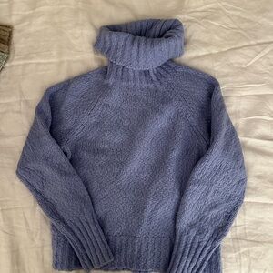 J. Crew Soft Mauve Turtleneck Sweater